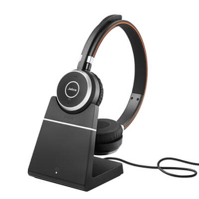 Jabra Evolve 65 MS Teams Stereo Headset with Charging Stand